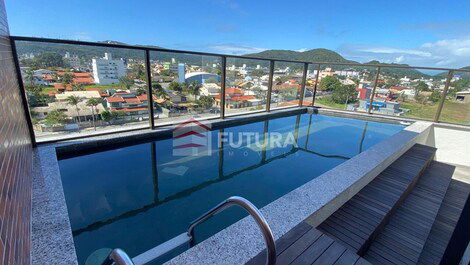 Hermoso apartamento 02 suites a 550 metros de la playa de Bombas - SC