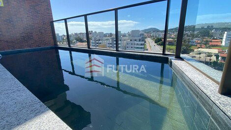 Hermoso apartamento 02 suites a 550 metros de la playa de Bombas - SC