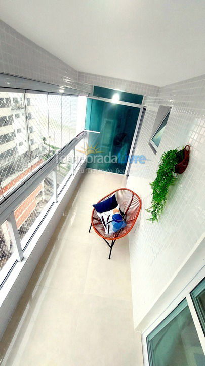 Apartamento para aluguel de temporada em Praia Grande (Balneário Maracanã)