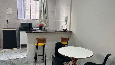 Apartamento con Piscina y AC 01 |Esquina Brasileña