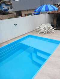 Casa de praia c/ piscina em Boracéia Bertioga Sp até 12 pessoas