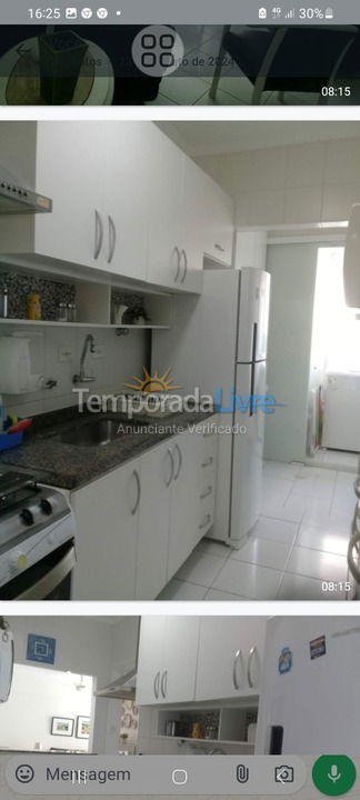 Apartamento para aluguel de temporada em Guarujá (Astúrias)