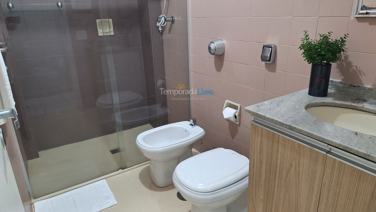 Apartment for vacation rental in Santos (Gonzaga)