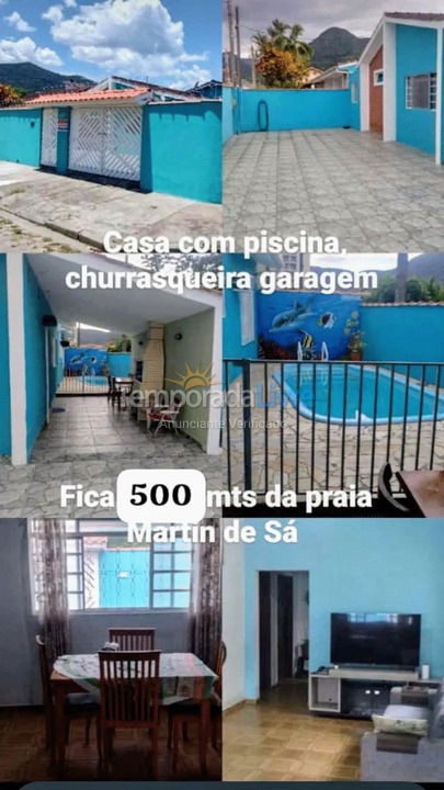 Casa para aluguel de temporada em Caraguatatuba (Martim de Sá)