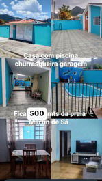 Casa com piscina na Martin de Sá!!!!!!500 metros da praia.