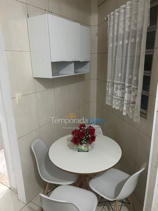 Apartamento para aluguel de temporada em São Vicente (Gonzaguinha)