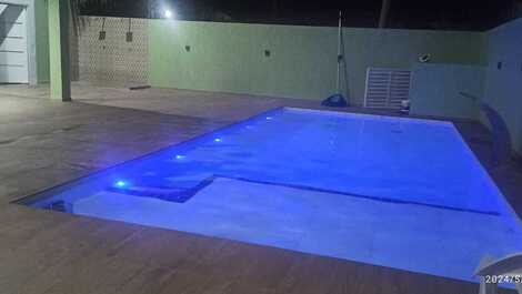 Piscina com led's