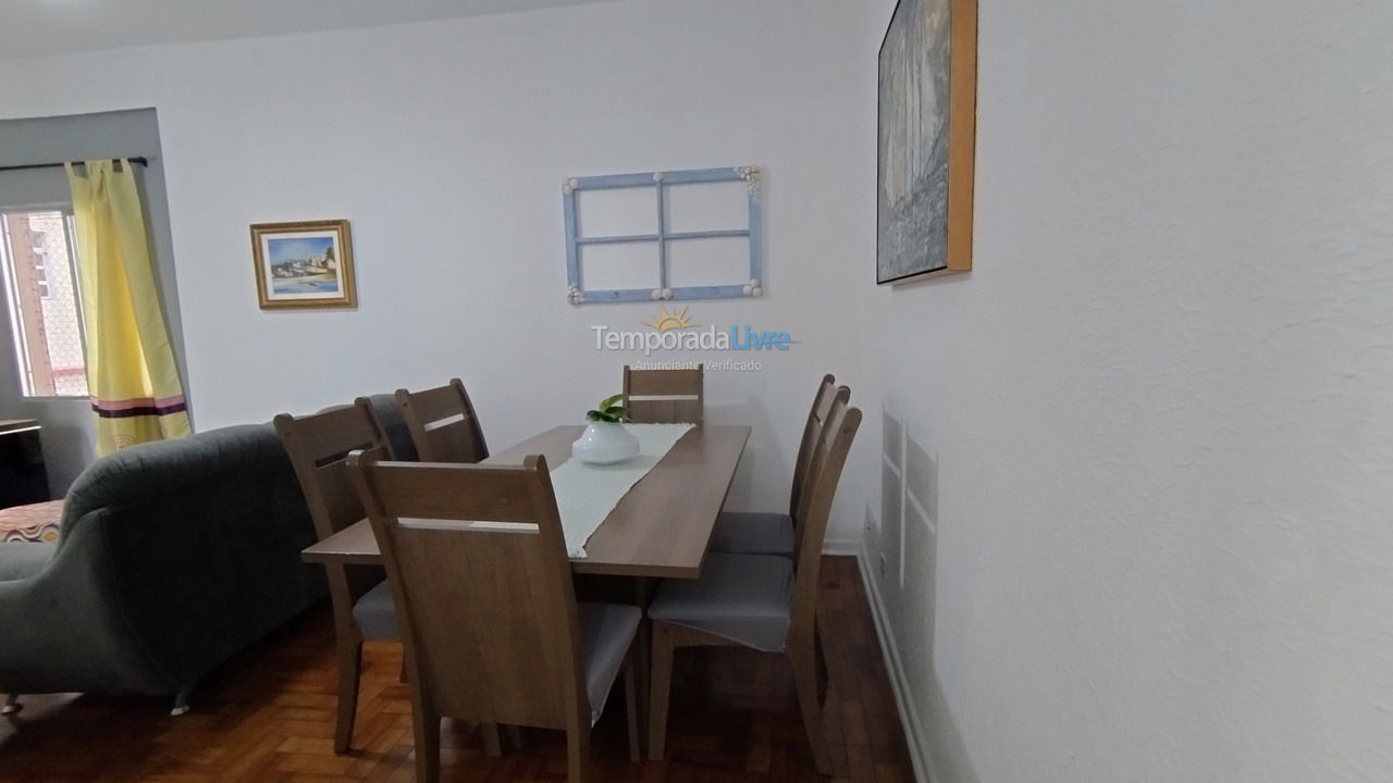 Apartment for vacation rental in Santos (José Menino)