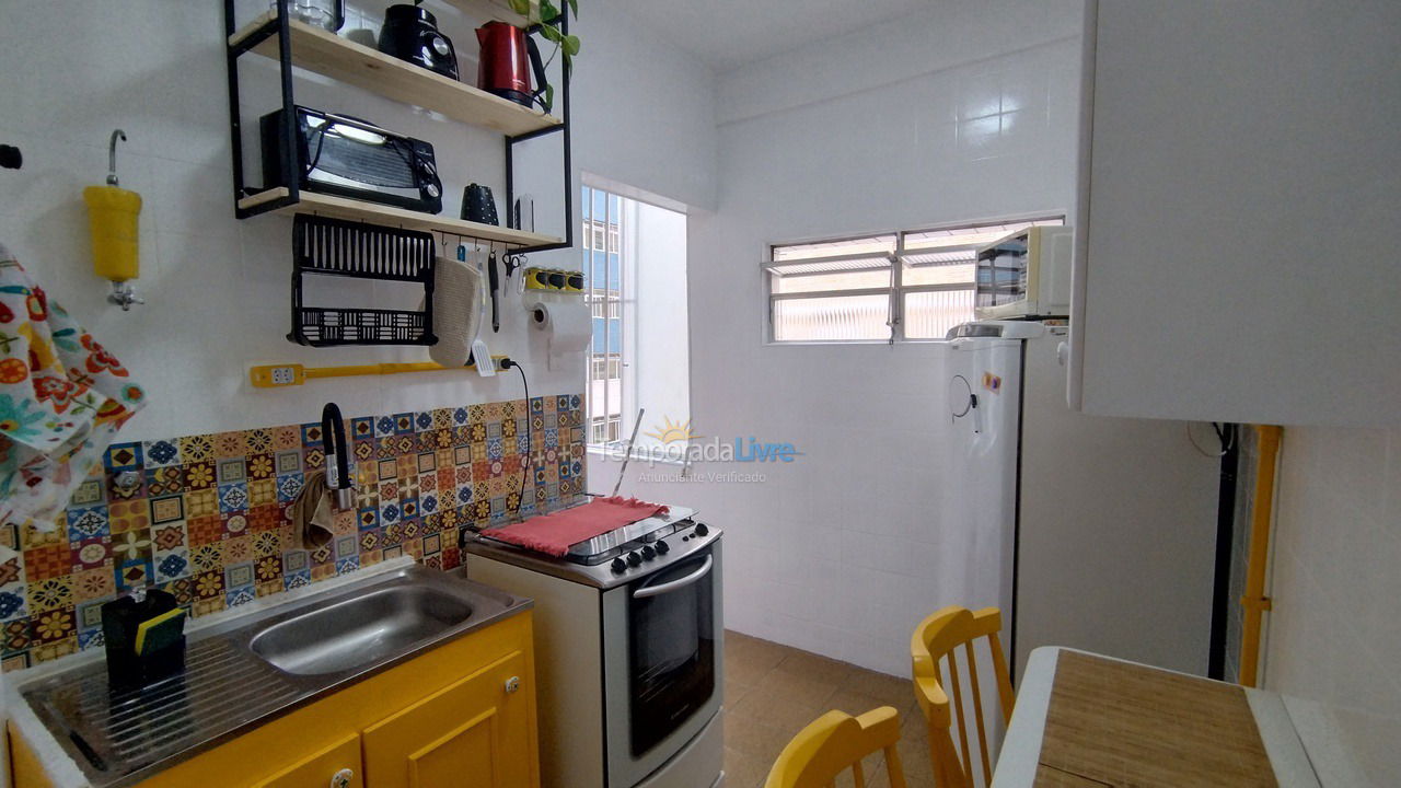 Apartment for vacation rental in Santos (José Menino)