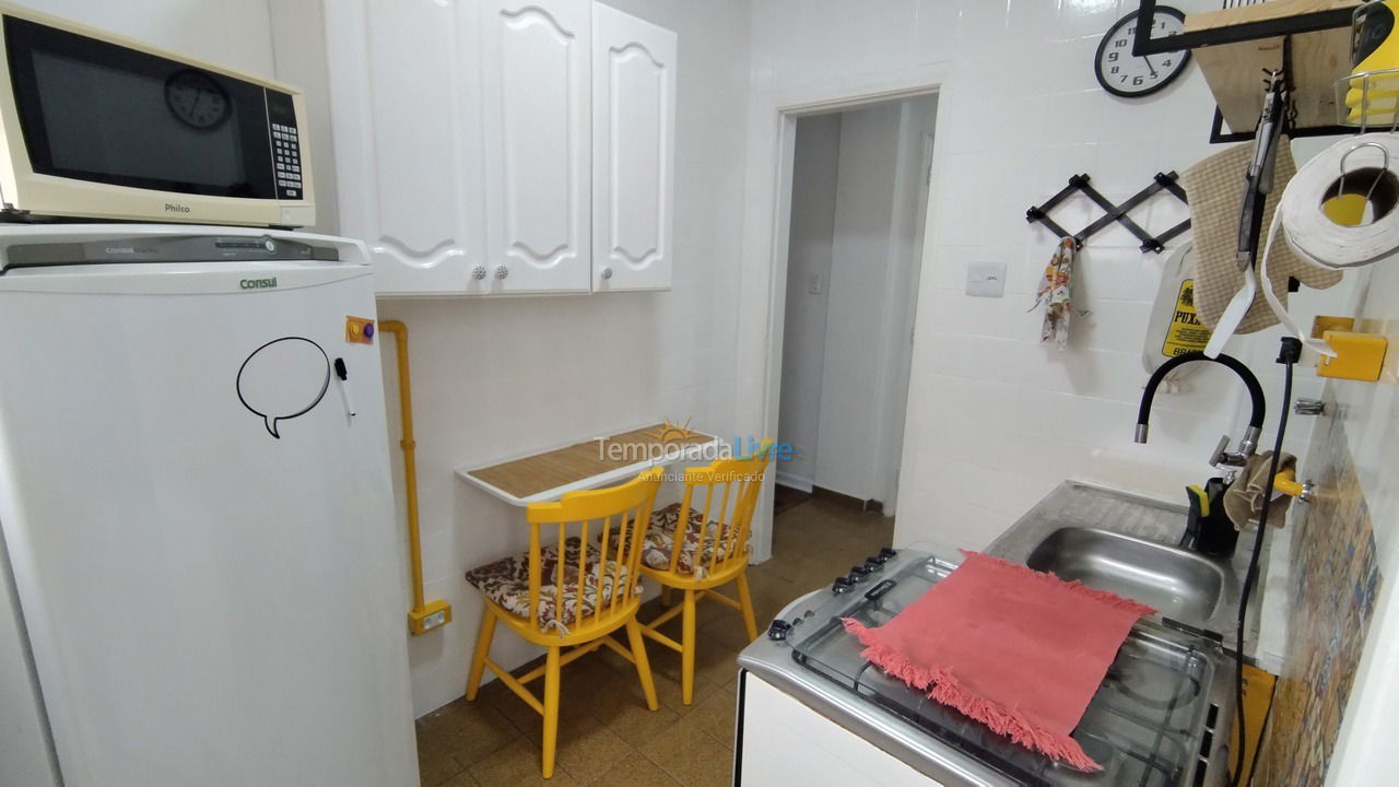 Apartment for vacation rental in Santos (José Menino)