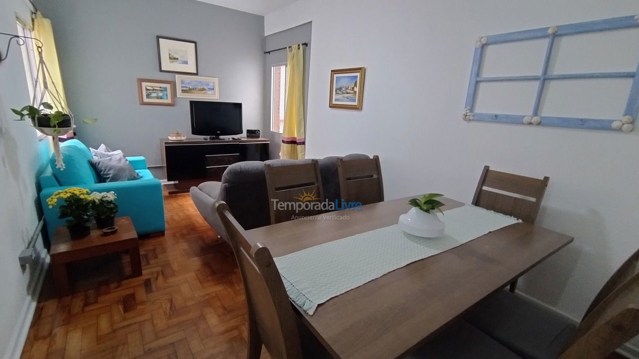 Apartment for vacation rental in Santos (José Menino)