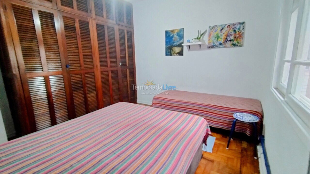 Apartment for vacation rental in Santos (José Menino)