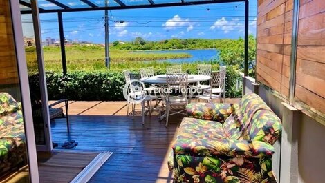 Beautiful House Facing the Lagoon in Campeche