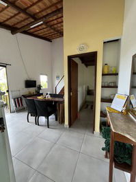 Yellow Bungalow overlooking the sea