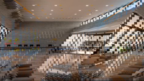 Área da recepção para a realização do check in e check out