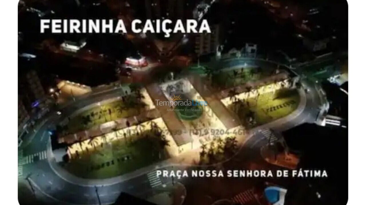 Apartamento para aluguel de temporada em Praia Grande (Praia do Caiçara)