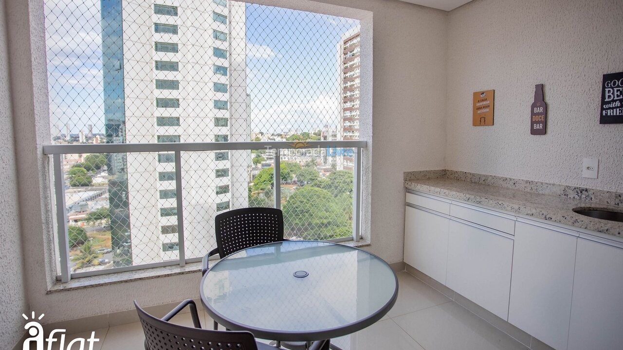 Apartamento para aluguel de temporada em Goiânia (Setor Oeste)