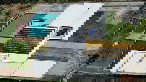 Vista área da propriedade 