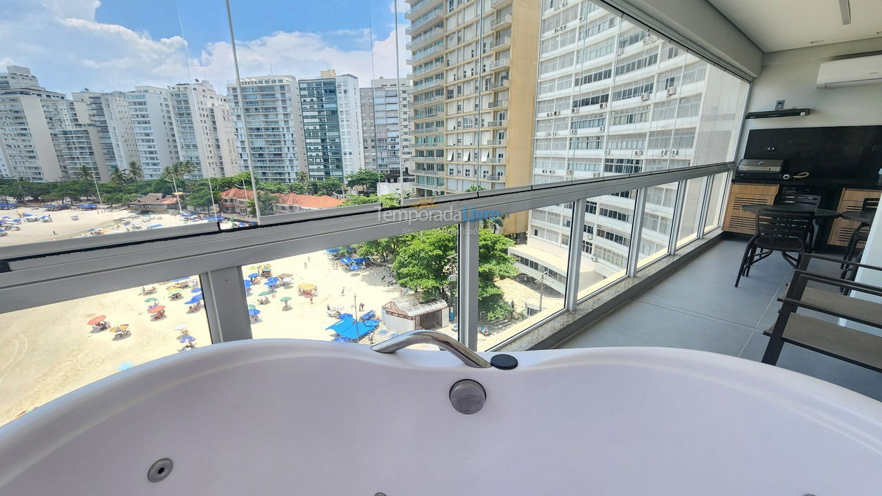 Apartamento para alquiler de vacaciones em Guarujá (Pitangueiras)