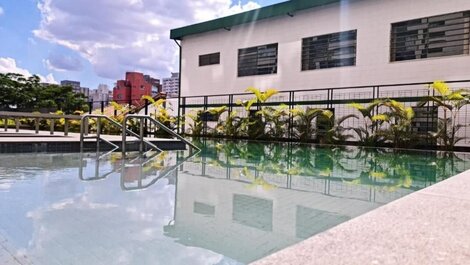 Swimming pool, gym, AC, Pinheiros |Brazilian Corner