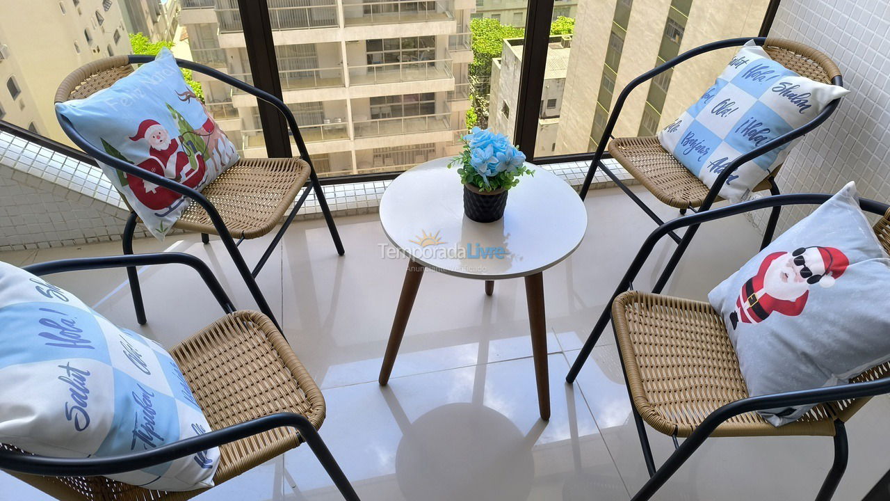 Apartamento para alquiler de vacaciones em Guarujá (Pitangueiras)