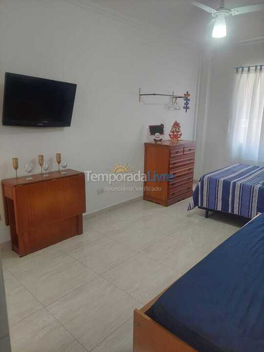 Apartamento para alquiler de vacaciones em Santos (Ponta da Praia)