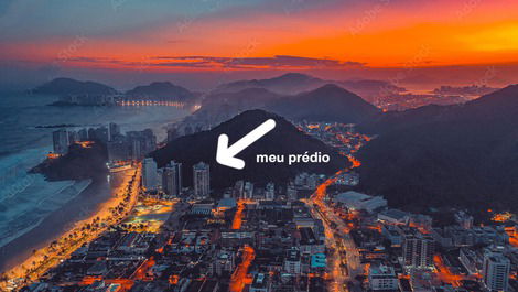 Meu prédio (seta branca)