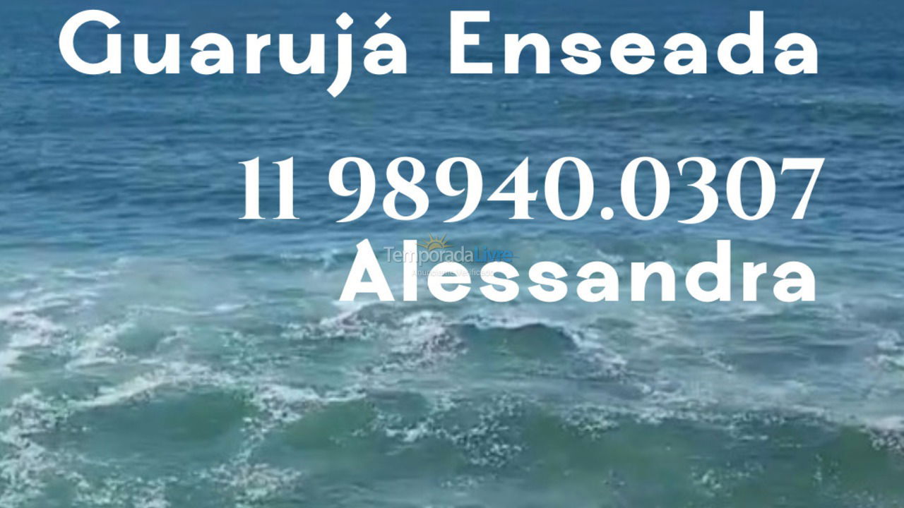 Apartamento para aluguel de temporada em Guarujá (Enseada)