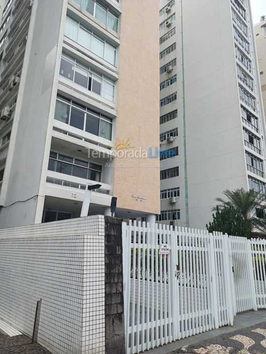 Apartment for vacation rental in Santos (Gonzaga)