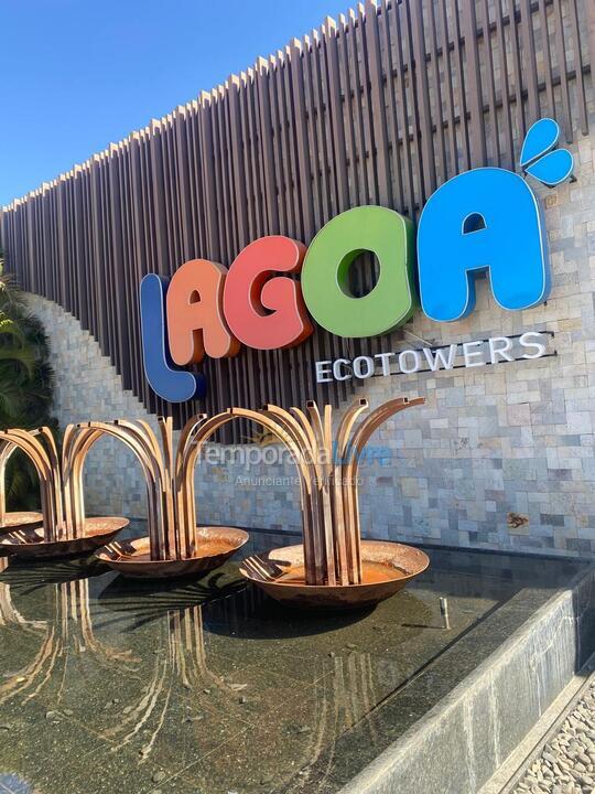 Apartamento para aluguel de temporada em Caldas Novas (Lagoa Quente)