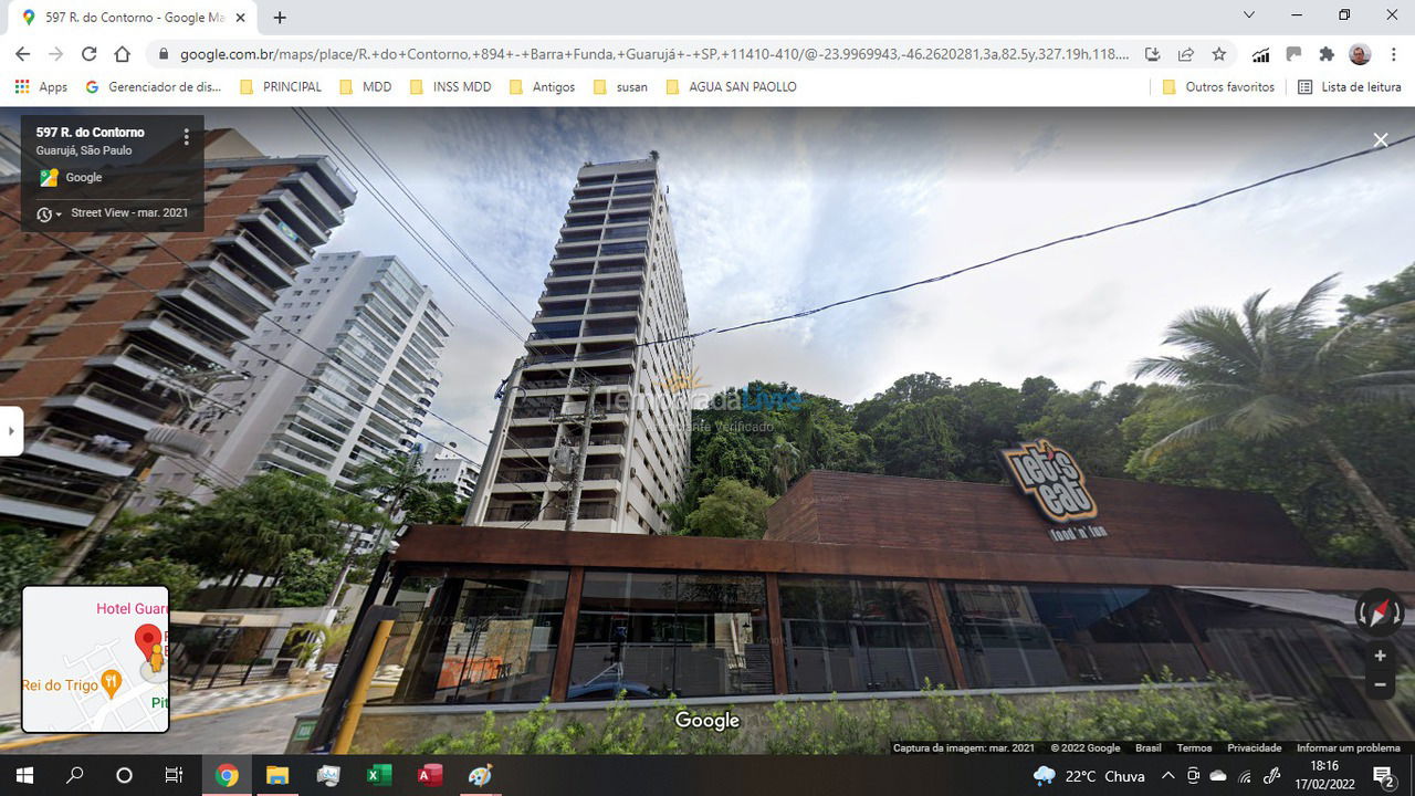 Apartamento para alquiler de vacaciones em Guarujá (Pitangueiras)