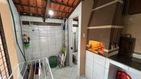 Great house in Enseada, 2 bedrooms with AC, WI-FI, barbecue