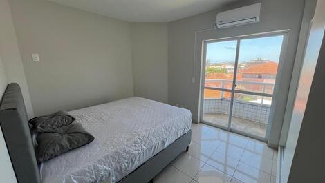 Excelente apto com vista mar, 1 suite + 2 quartos com AC, WI-FI