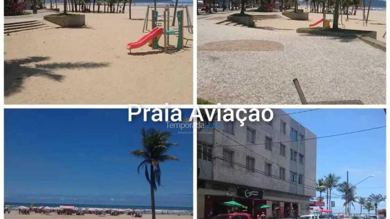 Apartamento para alquiler de vacaciones em Praia Grande (Praia da Aviação)