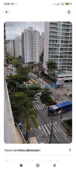 Apartamento para aluguel de temporada em Guarujá (Pitangueiras)