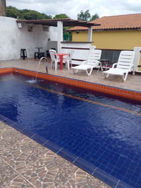 Área da piscina 