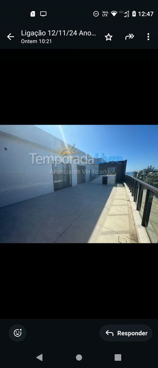 Apartamento para aluguel de temporada em Cabo Frio (Vila Nova)