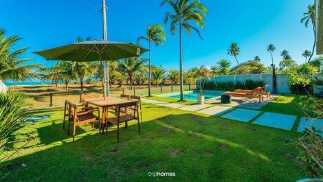 Refugio de lujo para pies en la arena en piscinas naturales