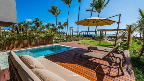 Casa de Luxo Pé na Areia, Maldivas em Milagres/AL