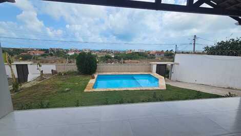 Casa com vista mar para temporada em Porto das Dunas.