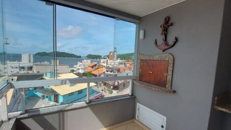 Apartamento com vista mar para locação em Bombinhas 01 suite (LA0009)