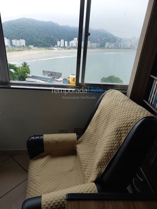Apartamento para alquiler de vacaciones em São Vicente (Ilha Porchat)