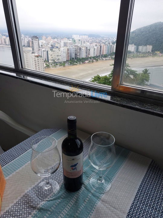 Apartamento para alquiler de vacaciones em São Vicente (Ilha Porchat)