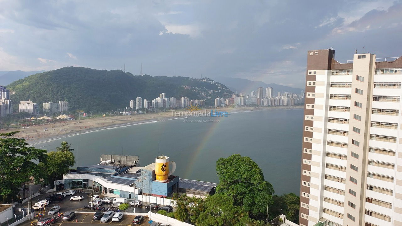 Apartamento para alquiler de vacaciones em São Vicente (Ilha Porchat)