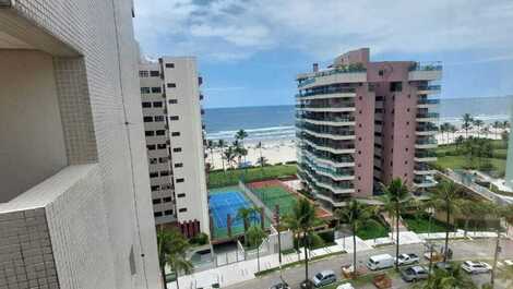 Duplex apartment building in front of the sea, Beautiful view.