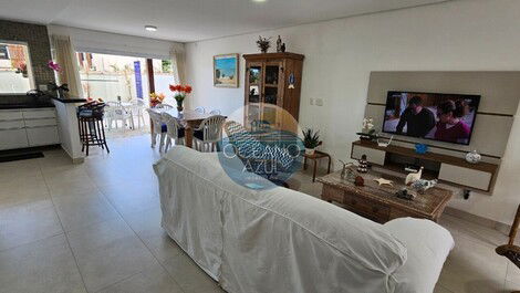 House for Seasonal Rent - Juquehy - 600m from the beach, with 5 bedrooms. 4...