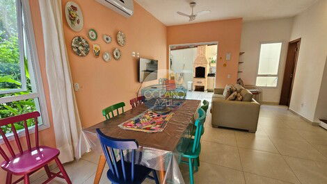 Vacation House for Rent - Juquehy - 170m from the beach, av. from the beach, 4/3...