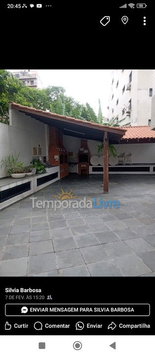 Apartamento para aluguel de temporada em Guarujá (Enseada)