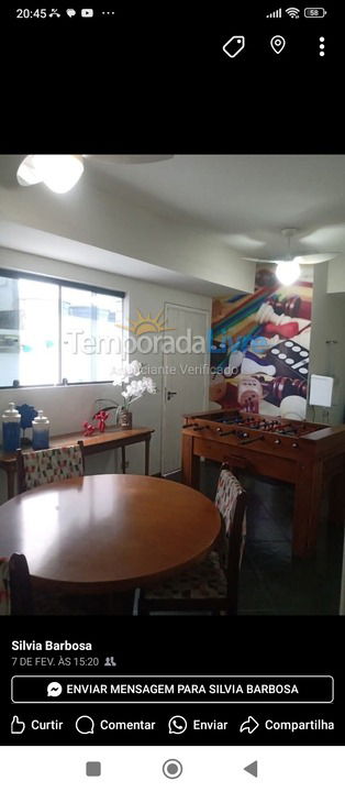 Apartamento para aluguel de temporada em Guarujá (Enseada)