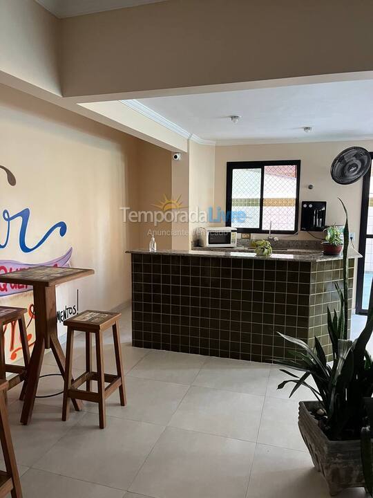 Apartment for vacation rental in Praia Grande (Aviação)